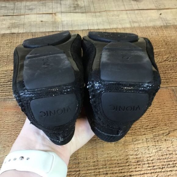 Vionic Black‎ Sydney Driver Moccasin Flats Womens 7.5 Slip On Loafer Shoes - Picture 14 of 14